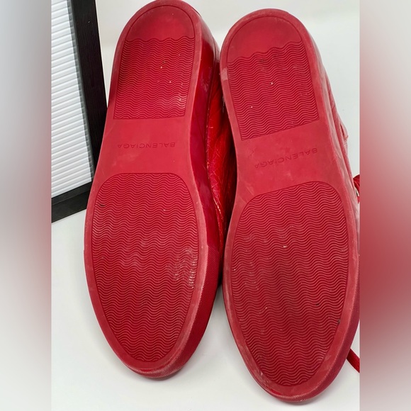 BALENCIAGA Arena High Tops in Red. - Picture 5 of 5